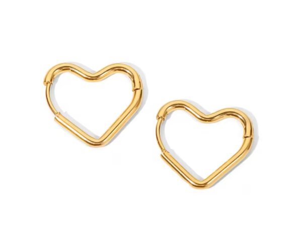 Hearty hoops oorbellen