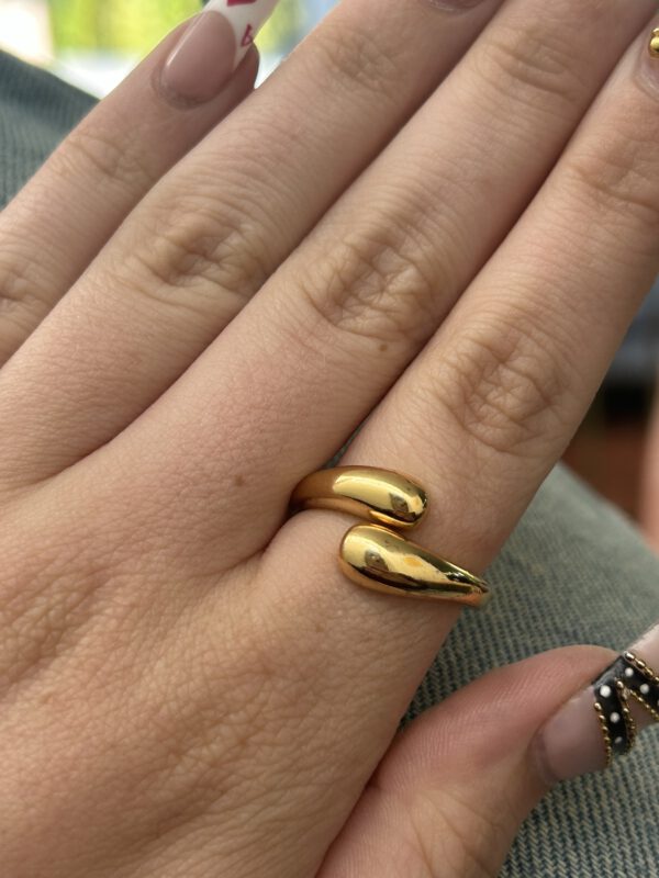 Bold hug goud ring - Afbeelding 2