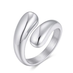 Bold hug zilver ring