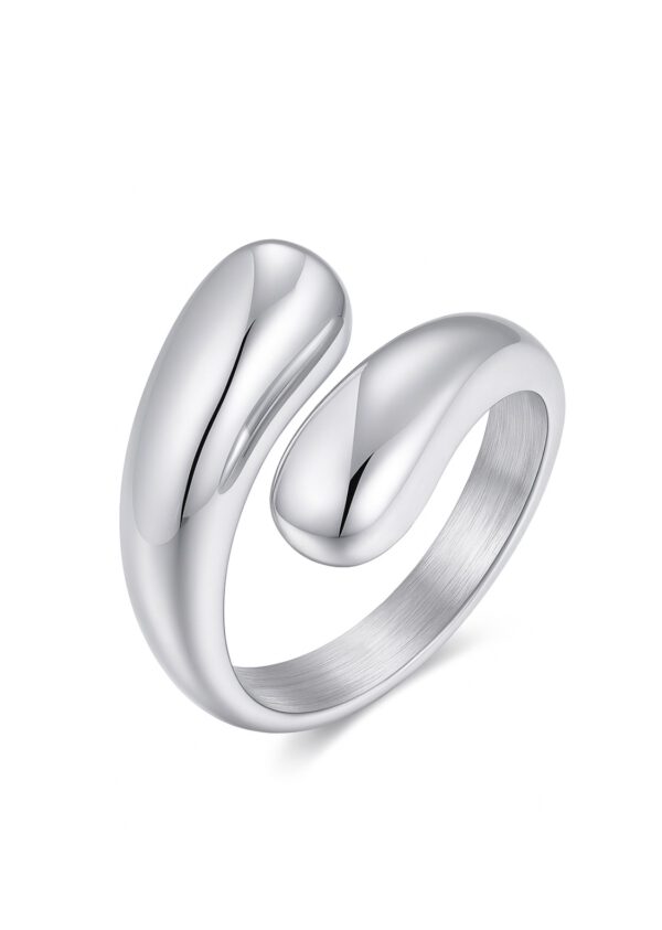 Bold hug zilver ring
