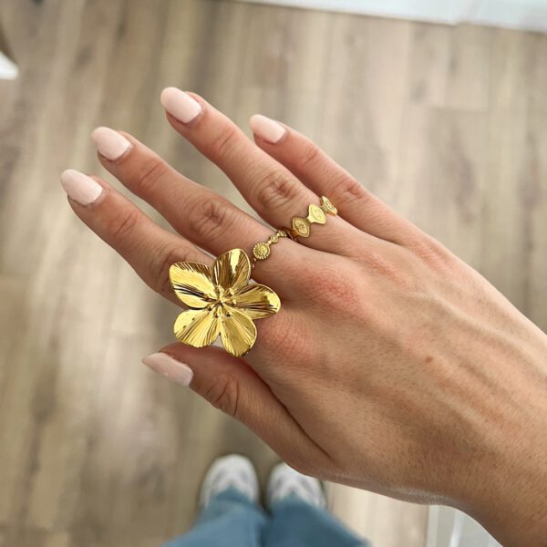 Flower power ring - Afbeelding 2