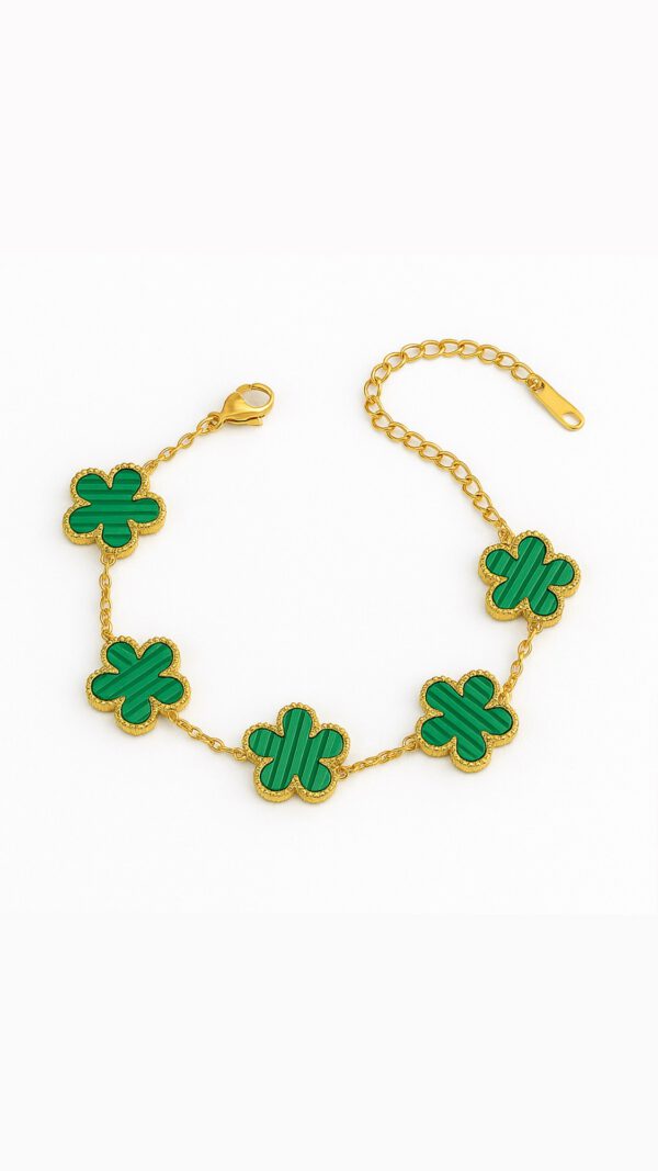 Blossom groen armband