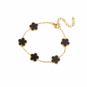 Blossom zwart armband