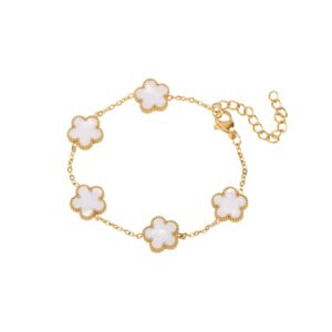 Blossom wit armband